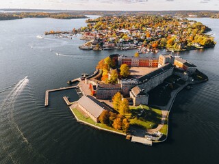 Vaxholm Fortress as seen in Vaxholm, Sweden