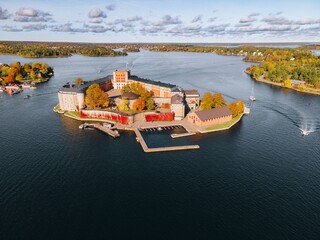 Vaxholm Fortress as seen in Vaxholm, Sweden