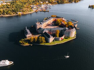 Vaxholm Fortress as seen in Vaxholm, Sweden