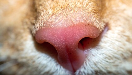 Close-up cat nose