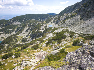 Landscape of Rila mountain near Yakoruda Lakes, Bulgaria