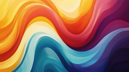 Artistic swirl of vibrant colors in modern visual art.