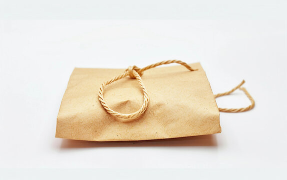 Small Paper Bag Designed for Jewelry or Delicate Gift Item Packaging
