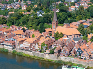 Lauenburg and the Ship elevator Scharnebeck