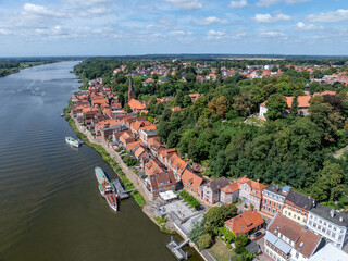 Lauenburg and the Ship elevator Scharnebeck