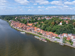 Lauenburg and the Ship elevator Scharnebeck
