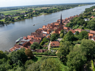 Lauenburg and the Ship elevator Scharnebeck