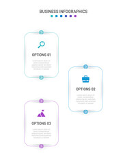 Vertical progress bar featuring 3 arrow-shaped elements, symbolizing the three stages of business strategy and progression. Clean timeline infographic design template. Vector for mobile presentation.