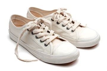 Stylish white canvas sneakers offer comfort and casual elegance for everyday fashion adventures now!