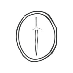 Minimal hand drawn vector line art of cute boo elements. Simple doodle style illustration perfect for creative decorations, greeting cards, stickers, posters, and modern design projects.