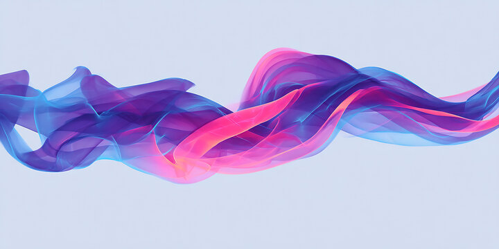 Purple and pink smoke trails with fade effect