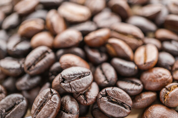 coffee beans close up macro photo

