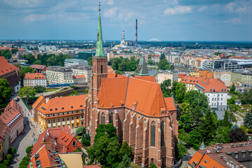 Widok na Panoramę Wrocławia z Katedry św. Jana Chrzciciela © grzegorz_pakula