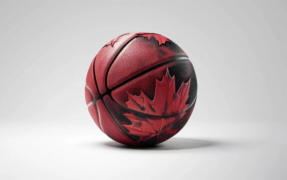 red basketball ball