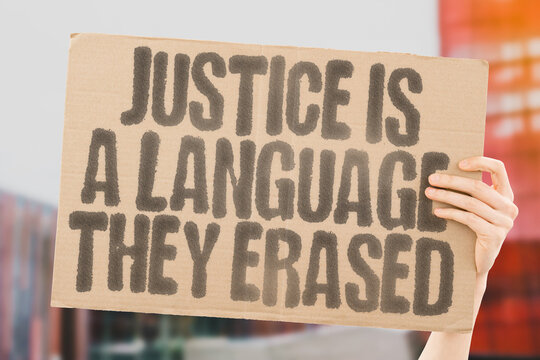 "Justice is a language they erased" calls attention to silenced voices and suppressed histories.
RESISTANCE. MEMORY. VOICE. HERITAGE. CULTURE. FREEDOM. TRUTH.