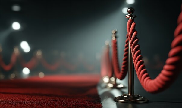 Luxurious red carpet event ambiance: Elegance and exclusivity create unforgettable VIP experiences for attending guests.