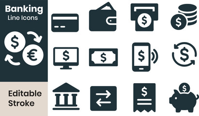 Banking Icons Set