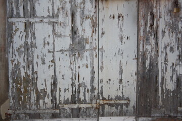 old wooden door