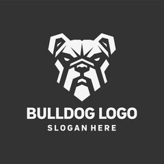 Aggressive Bulldog Spirit Logo Design