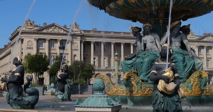 The Place de la Concorde, 8th arrondissement, Paris, &Icirc;le-de-France, France