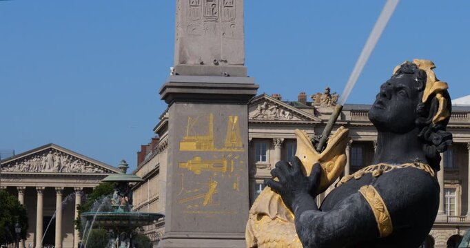 The Place de la Concorde, 8th arrondissement, Paris, &Icirc;le-de-France, France