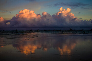 sunset over the atlantic ocean © GatoPehuen
