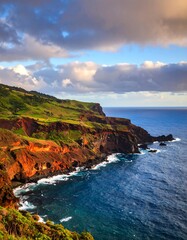 Coastal landscape at sunset (2)