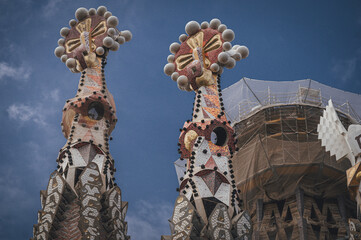 Commercial images of Barcelona in summer with Sagrada Familia, Spanish culture and urban architecture of Spain&rsquo;s vibrant city