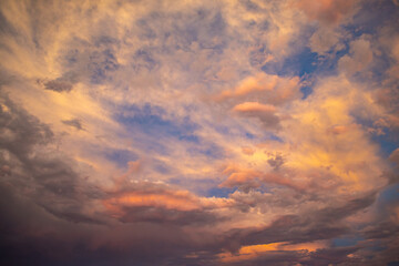 sunset sky background