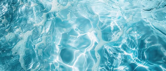 Obraz premium Abstract patterns of turquoise water