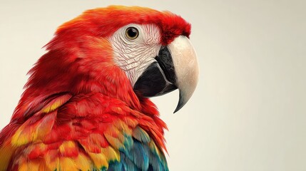 Fototapeta premium Close-up parrot profile