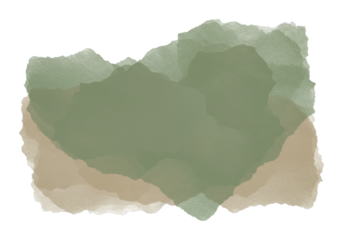 Serene nature abstract digital creation calm environment soft color palette. Cut out PNG