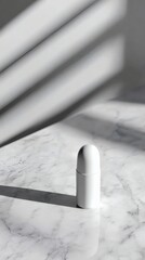 Luxurious Skincare Product with Golden Sparkle &ndash; Minimalist High-End Beauty Bottle