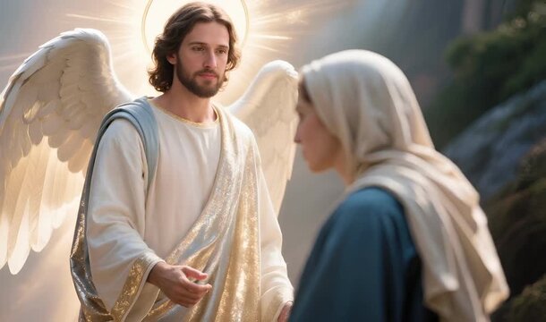 Angel Gabriel Appears to Mary, The Annunciation of Jesus&rsquo; Birth