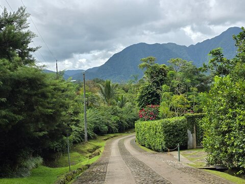 Panama El Valle de Anton road in the mountains