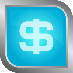dollar icon vector illustration