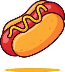 hot dog illustration