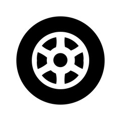 Fototapeta premium Round Wheel Icon Design
