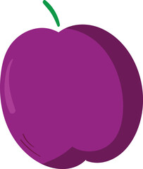 vector illustration of an apple