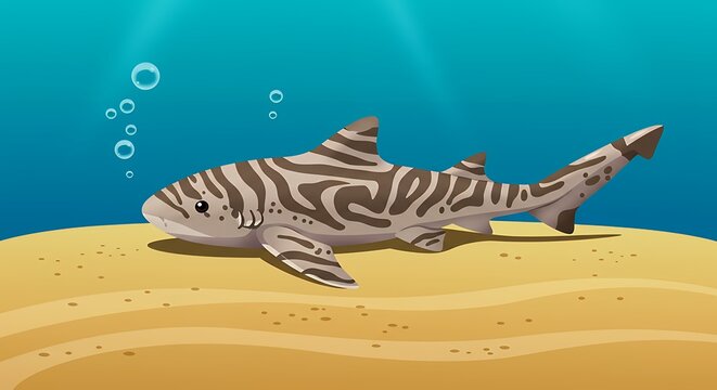 Zebra Shark Icon