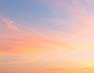 Fototapeta premium Soft sunset sky