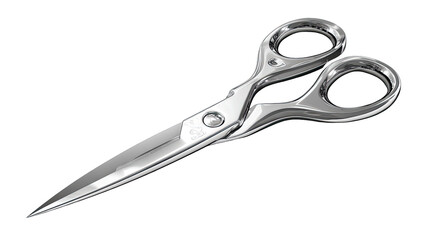 Obraz premium High-gloss metallic scissors