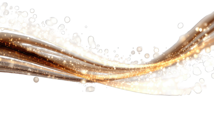 Abstract flowing liquid design