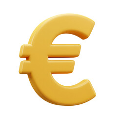 Fototapeta premium A three-dimensional golden Euro symbol, meticulously rendered against a stark black background, representing financial transactions and currency exchange, perfect for economic visualizations.