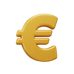 A shiny golden Euro symbol stands out against a stark black background, representing financial transactions and the concept of currency in a visually appealing manner.
