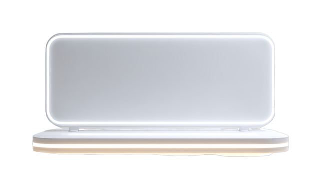 White portable sanitizer