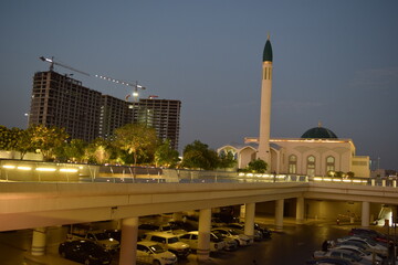 Mosque in front of Medina Station, Saudi Arabia