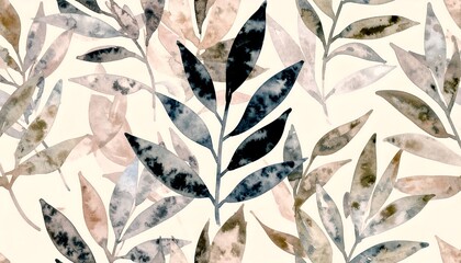 Delicate leaf pattern