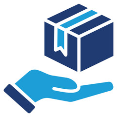 Order Pickup solid color icon