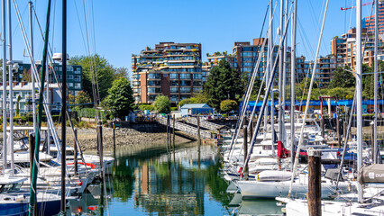 Views from Granville Island in Vancouver, BC, Canada